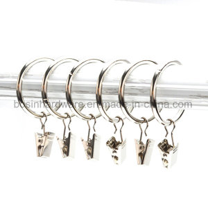 Window Metal Curtain Clip with Ring